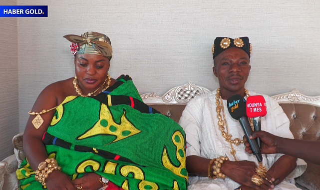 Ghanaian King and Queen speaks to Haber Gold English