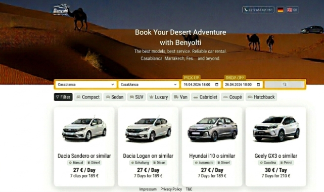 A New Era in Car Rental in Casablanca: Banyolti Car Rental Launches Services